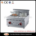 Counter Top Gas Fryer/Stainless Steel 2-Tank&2-Basket Counter Top Gas Fryer